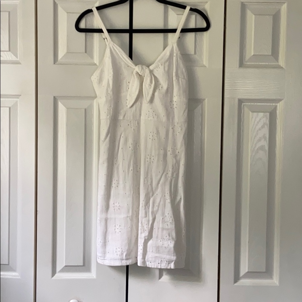 Hollister White Eyelet Dress